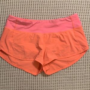 Lululemon speed up shorts 2.5